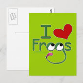 Ik hou van FROGS Briefkaart (Voorkant / Achterkant)