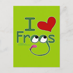 Ik hou van FROGS Briefkaart