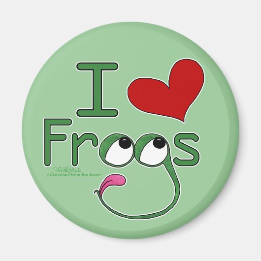 Ik hou van FROGS Magneet (Voorkant)