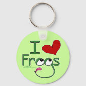 Ik hou van FROGS Sleutelhanger (Voorkant)