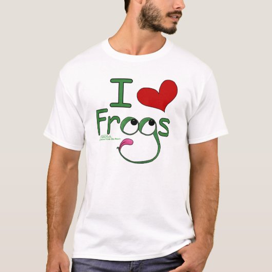Ik hou van FROGS T-shirt (Voorkant)