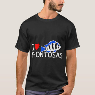 Ik hou van Frontosa Cichliden Aquarium Vissen Tank