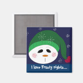 Ik hou van Frosty Nights Magneet (Voorkant / Achterkant)