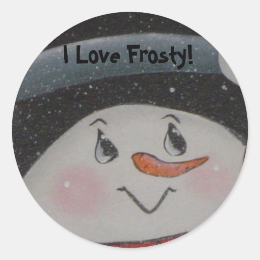 Ik hou van Frosty sticker (Voorkant)
