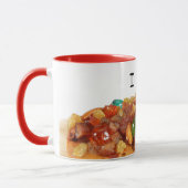 Ik hou van fruitcake koffie bekentenissen mok (Links)