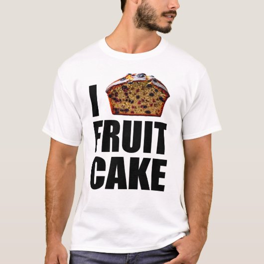 Ik hou van fruitcake t-shirt (Voorkant)