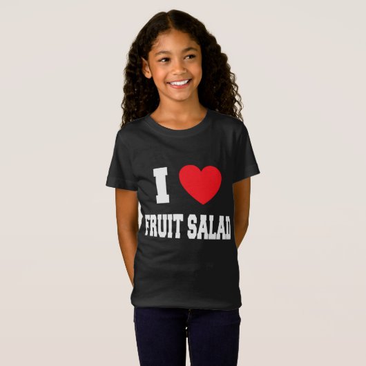 Ik hou van fruitsalade t-shirt (Voorkant volledig)