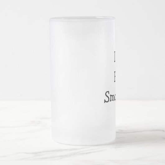 Ik hou van fruitsmoothies matglas bierpul (Center)