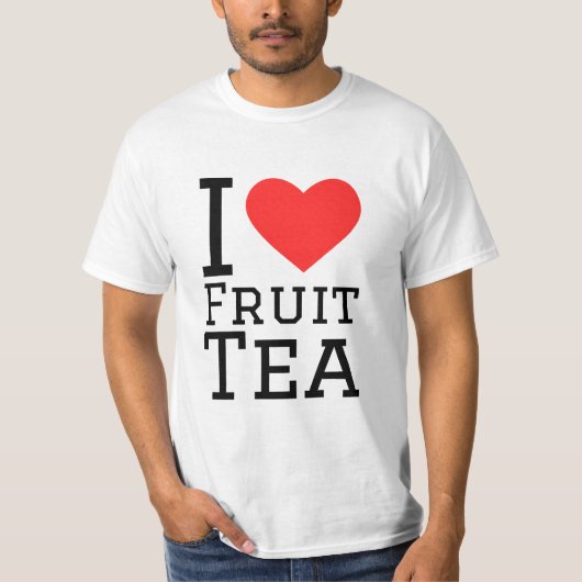 Ik hou van fruitthee t-shirt (Voorkant)