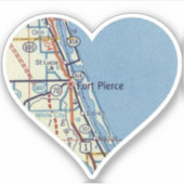 Ik hou van Ft. Pierce Florida Sticker (Voorkant)