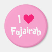 Ik hou van Fujairah Magneet (Voorkant)