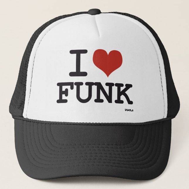 Ik hou van Funk Trucker Pet (Voorkant)