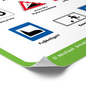 Ik hou van Fußball Poster (Hoek)