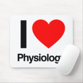 ik hou van fysiologie muismat (Met muis)