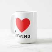 Ik hou van gaasvlieg koffiemok (Voorkant links)