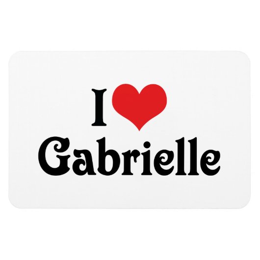 Ik hou van Gabrielle Magneet (Horizontaal)