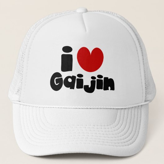 ik hou van Gaijin Trucker Pet (Voorkant)