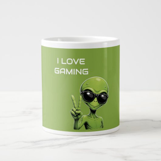 Ik hou van gamen grote koffiekop (Voorkant)