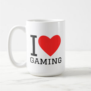 Ik hou van gamen koffiemok