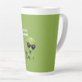 Ik hou van gamen latte mok (Rechterhoek)