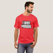 Ik hou van gamers t-shirt (Voorkant volledig)