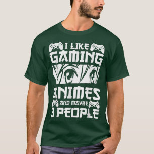 Ik hou van games en animaties Japan Culture Manga T-shirt