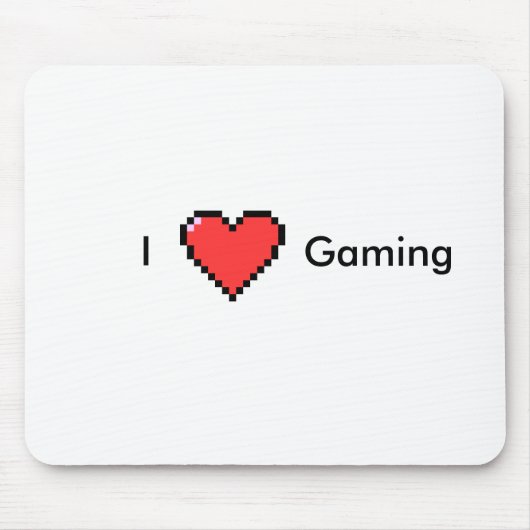 Ik hou van games muismat (Voorkant)