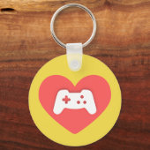 Ik hou van games sleutelhanger (Voorkant)