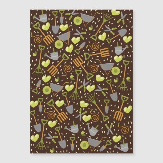 Ik hou van Gardening. (donkere achtergrondversie) (Voorkant)