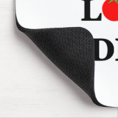 Ik hou van GARDENING Vegetable Gardener Cartoon Muismat (Hoek)