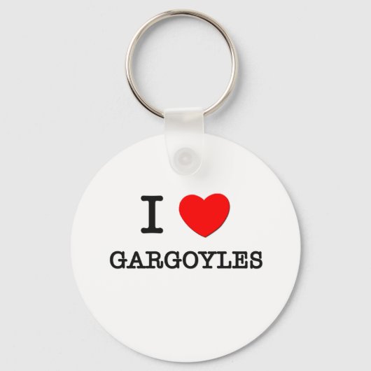 Ik hou van Gargoyles Sleutelhanger (Voorkant)