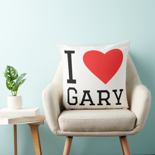Ik hou van gary kussen (Stoel)