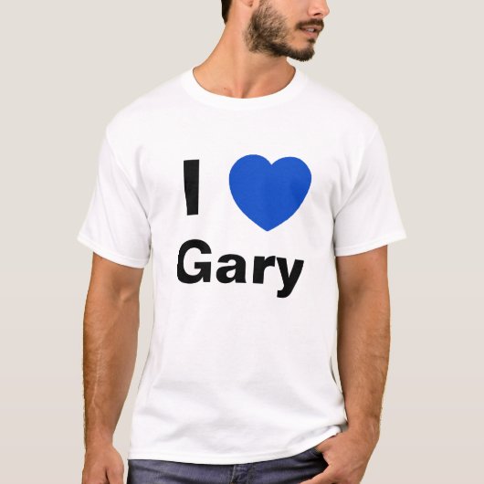 Ik hou van Gary T Shirt (Voorkant)