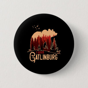 Ik hou van Gatlinburg Tennessee Ronde Button 5,7 Cm