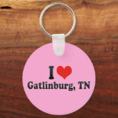 Ik hou van Gatlinburg, TN Sleutelhanger (Voorkant)