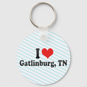 Ik hou van Gatlinburg, TN Sleutelhanger