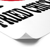 Ik hou van gebakken kip _1 poster (Hoek)