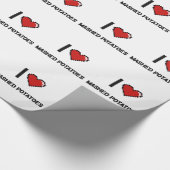 Ik hou van gebroken aardappelen cadeaupapier (Hoek)