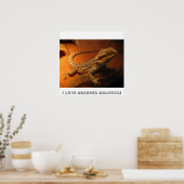 Ik hou van gedekte Dragons! Poster (Keuken)