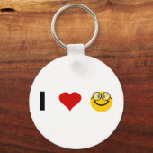 Ik hou van Geeks Sleutelhanger (Voorkant)