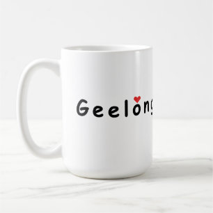 Ik hou van Geelong Australië Koffiemok