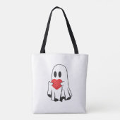 Ik hou van geest tote bag (Achterkant)
