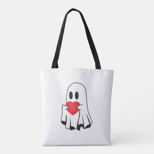 Ik hou van geest tote bag (Achterkant)