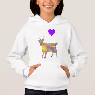 Ik hou van Geiten Lief Kleurig Artistiek Funky Die