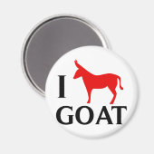 Ik hou van geiten magneet (Voorkant / Achterkant)