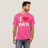 Ik hou van geiten t-shirt (Voorkant volledig)