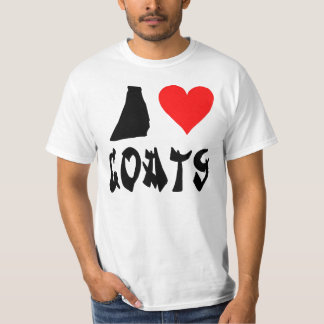 Ik hou van geiten t-shirt