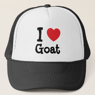 Ik hou van Geitenhart T-Shirt Trucker Pet