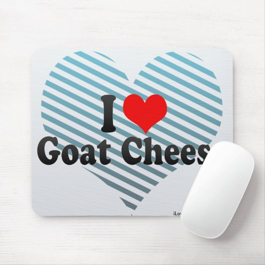 Ik hou van geitenkaas muismat (Met muis)
