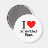 Ik hou van gekramde eieren magneet (Voorkant / Achterkant)